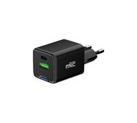 Caricatore gan 45W MKC, Caricatore rapido e compatto, Alimentatore usb c + usb a, Caricatore iphone, smartphone, tablet e samsung, Caricatore usb c con Power Delivery e protezioni di sicurezza