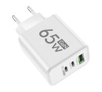 Caricatore GaN 65W Fast Charger 2x USB-C - 1USB A