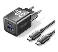 Caricatore GaN Vention TZ-FEQB0-EU-01 2 Porte USB C+A 30W con Cavo USB-C