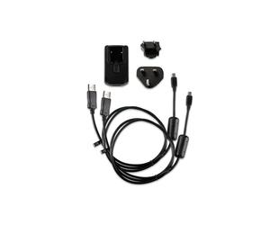 Caricatore Garmin secteur adaptateurs europe et câbles micro usb/mini usb inclus Noir