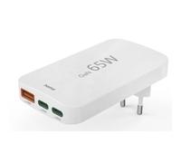 Caricatore Hama 00201976 65W USB-C USB-A GaN ultracompatto bianco