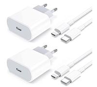 Caricatore iPhone 20W - Certificato Apple MFi - 2 Pack Caricabatterie Rapido USB C e Cavo iPhone USB C Lightning 2M Alimentatore a Ricarica Rapida PD 3.0 per iPhone 14 13 12 SE 11 XR XS X 8 Plus iPad