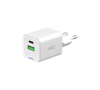 Caricatore iphone 20W MKC Usb-c e Usb-a, Alimentatore usb c compatto per Tablet, ipad e smartphone, caricatore rapido usb c Power Delivery Caricatore multiplo con protezione sovraccarico
