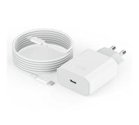Caricatore iPhone, 30W USB C Rapido Alimentatore, Certificato MFi Caricabatteria Presa, Caricabatterie Con Cavo di Ricarica Type-C to C 2M per iPhone 17/16/16 Plus/16Pro/16 Pro Max/15/iPad Air/AirPods