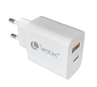 Caricatore Leotec LECSPH20W2W2 USB-C PD 20W USB-A PPS Bianco Universale