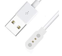 Caricatore magnetico compatibile con BIGGERFIVE Orologio,Magnetico Charger Cable Orologio collegato USB 3,3ft Compatibile con BIGGERFIVE BARVE BW01 Kids Fitness Tracker Watch (bianco)