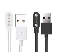 Caricatore magnetico compatibile con BIGGERFIVE Orologio, magnetico Charger Cable Watch collegato USB 3,3ft Compatibile con BIGGERFIVE BARVE BW01 Kids Fitness Tracker Watch (2 confezioni nero+bianco)