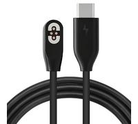 Caricatore magnetico USB C a 4 pin, compatibile con Shokz OpenSwim Pro S710 | 1 cavo di ricarica portatile per cuffie auricolari, attacco magnetico, per viaggi, ricarica rapida