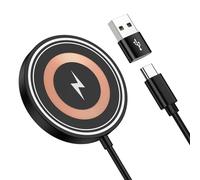 Caricatore magnetico wireless per iPhone MagSafe per iPhone 17 Pro/16/15/14/13/12, 15 W Pad di ricarica wireless magnetico veloce per Samsung Galaxy S26/S25/S24/S23, Google Pixel 10 Pro/9/8/7 con