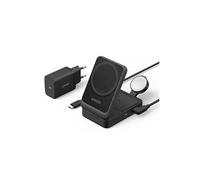 CARICATORE MAGSAFE ANKER MagGo 15W Foldable 3-in-1 da 15W, Nero