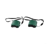 Caricatore Manuale USB 2 Generatore Dinamo Portatile Caricatore(green) | Doppio pack , ricarica manuale rapida, uscita USB 5.5V, luce LED integrata, compatto da tasca