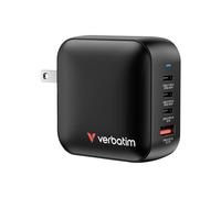 Caricatore Mini GaN Verbatim Adattatore da viaggio 100 W 1x USB-A, 3x USB-C Power Delivery, Power Delivery 3.0, QC 3.0 noi