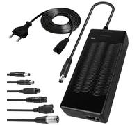 Caricatore Monopattino Elettrico: 42V 2A Caricabatteria per Scooter Elettrico con 6 Connettori, 36V Caricatore Monopattino Elettrico per Hoverboard, Bici Equilibrata, Drifting Board