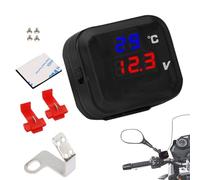 Caricatore Moto Per Telefono | Porta Ricarica USB per Motocicli,Display Retroilluminato Termometro per Scooter Viaggio Urbano Ciclismo Strada