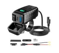 Caricatore Motociclistico, Caricatore Del Telefono Cellulare USB Motociclistico, Caricatore Motociclistico USB Connection- Connection PD 3.0 QC 3.0 Caricatore Telefonico Per Motociclette, Marines,