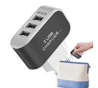 Caricatore multiplo USB C - Blocco di caricamento per diversi dispositivi | Caricatore di Mains USB 3 Porte USB Fantasca USB intelligente brillante per smartphone, casa