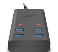 Caricatore multiporta 4 usb 2 tipo-c PD25W fast charge SBS 37W