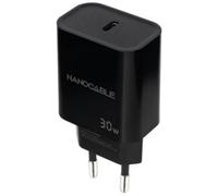 NANOCABLE 10.10.2010 - Caricatore USB-C PD 30 W, ricarica rapida e compatta, compatibile con smartphone e tablet, colore nero