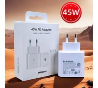 Caricatore originale Samsung 45W Adattatore CERTIFIED UE a ricarica super veloce per Galaxy Z Fold 5 4 3 Flip 5 4 3 S23 S24 Ultra S20 S22 S21