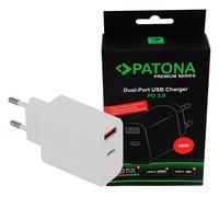 CARICATORE PATONA Alimentatore 18W PD QC 3.0 1x USB-C USB-A 5V/3A 9V/2A 12V/1,5A