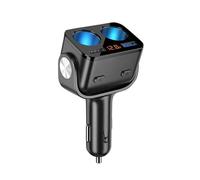 Caricatore per accendisigari da auto da 12 V USB splitter per presa QC 3.0 a ricarica rapida adattatore di alimentazione automatico caricatore rapido (tipo 1)