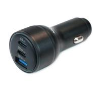 Caricatore per auto MOBILIS 020018 95W 2 USB-C + 1 USB-A GaN Nero