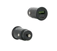 Caricatore per Auto Mobilis Universal 24V Nero con 1 USB-A e 1 USB-C