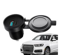 Caricatore Per Cellulare Da Automobile,Adattatore Per Ricarica Veloce Con Doppia Porta | Caricatore Rapido Anti Surriscaldamento con Copertura | Per Telefono Tablet Cuffie Camion RV Nautico Viaggio Ou