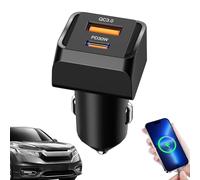 Caricatore per cellulare per auto - Adattatore per auto USB C a 2 porte, adattatore per dispositivi intelligenti, per cellulare, fotocamera, tablet, viaggi, camion, furgone, berlina