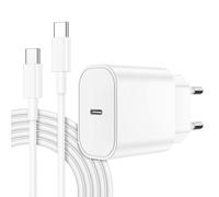 Caricatore per iPhone 17 16 15, adattatore di alimentazione USB C con cavo di ricarica da 2M, caricabatterie rapido per iPhone, alimentatore con spina e cavo di ricarica rapido per iPhone 17 16 15/Pro
