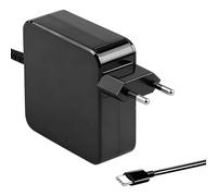 Caricatore per laptop USB C da 65W, Alimentatore Caricabatterie USB Tipo C per Macbook Pro/Air Huawei Matebook Lenovo Thinkpad/Yoga HP ASUS Acer Dell Xiaomi Samsung Chromebook Adattatore di aliment