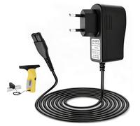 Caricatore per lavavetri Karcher, alimentatore 5,5 V 600 mA, adattatore di ricambio per Karcher, compatibile con Karcher WV1 WV2 WV5 WV50 WV55 WV60 WV70 WV75 Classic Easy, cavo da 1,5 m