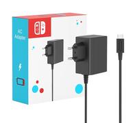 Caricatore per Nintendo Switch, 45W Caricabatterie Switch con Cavo 3M/10FT Carica Rapida per Switch Console/Switch Lite/Switch OLED/Switch Deck Dock/Switch Pro Controller, Supporto Modalità TV