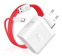 Caricatore per OnePlus 65W, Ricarica Rapida per Super-Vooc, Caricabatterie USB C con Cavo 1M 6A per OnePlus 13R N100 N300 Pad per OPPO Reno14 F A6 A5 Pro A40 per Realme P3 14 Pro 13 12 C71 C85 Reno15