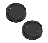 Caricatore per orologio di tipo C, adattatore di ricarica, convertitore compatibile con Amazfit Active 2/Bip 6 Smartwatch caricatore (senza cavo) (nero*2)