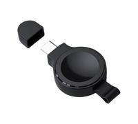 Caricatore per orologio senza grovigli Compatto Wireless Magnetico Portatile Tascabile Smartwatch Type-c Charging Dock Station per Apple 8 7 6 5 4 3 2 1 Nero