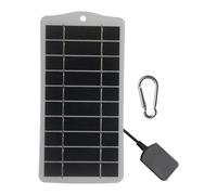 Caricatore per pannello solare, 5 V, 2,5 W, caricatore per cellulare, pannello solare, portatile, USB C, ricarica rapida per esterni, 3,7 V-5 V, 0-500 MA, per campeggio, escursionismo, attività