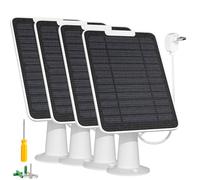 Caricatore per pannello solare compatibile con fotocamera Arlo Essential Spotlight/XL, caricatore per pannello solare Arlo Essential da 5 W, impermeabile IP65, cavo micro USB da 3 m e montaggio a