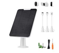 Caricatore per pannello solare compatibile con serie Essential, Pro 6/6 XL/5S/4/3, Go 2, serie Ultra e proiettori wireless, pannello solare 6V 5W per telecamera di sicurezza Arlo, P65 resistente alle
