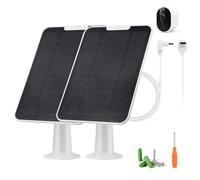 Caricatore per pannello solare compatibile con videocamera di sicurezza Arlo Essential Wireless Outdoor 2K (3a generazione, 2025) (per Essential 2K (3a generazione) (confezione da 2)