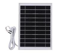 Caricatore per pannello solare da 10 W per video campanello ad anello 4/3/3 Plus/2 modelli, IP65 resistente alle intemperie, interfaccia a forma di U per un'efficiente alimentazione esterna della