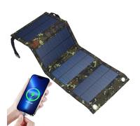 Caricatore per pannello solare da 15 W - Caricatore solare USB pieghevole, energia solare portatile | Pannello solare pieghevole compatto da 6 V per campeggio all'aperto, escursionismo, zaino, uso di