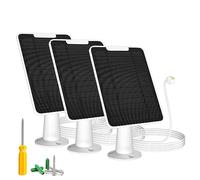 Caricatore per pannello solare da 6 W, compatibile con Google Nest Camera per esterni e interni (versione a batteria), alimentazione solare per Google Nest Cam, IP65 resistente alle intemperie, con