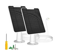 Caricatore per pannello solare da 6 W, compatibile con Google Nest Camera per esterni e interni (versione a batteria), alimentazione solare per Google Nest Cam, IP65 resistente alle intemperie, con