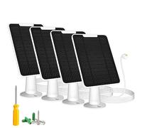 Caricatore per pannello solare da 6 W, compatibile con Google Nest Camera per esterni e interni (versione a batteria), alimentazione solare per Google Nest Cam, IP65 resistente alle intemperie, con