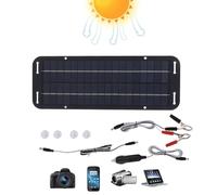 Caricatore per pannello solare impermeabile - Batteria solare, efficiente caricabatterie solare | La durata della protezione delle prestazioni prolunga la durata del pannello e consente di risparmiare