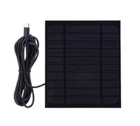 Caricatore per pannello solare - Pannello di ricarica multiuso USB, pratico tipo C, pannelli per campanelli di sicurezza, 6 W, alimentazione esterna impermeabile ad alta efficienza