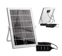 Caricatore per pannello solare - Pannello solare USB | Presa di ricarica USB con pannelli | 4 porte USB da campeggio flessibili ad alta efficienza per ventilatori di alimentazione