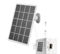 Caricatore per pannello solare per fotocamera - Caricatore solare esterno da 10 W, pannello solare impermeabile IP65 | di montaggio regolabile a 360°, soluzione di alimentazione sostenibile per