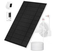 Caricatore per pannello solare per Ring Stick Up Cam, Stick Up Cam Pro, Ring Spotlight Cam Plus/Pro, ricarica rapida 6W5V (confezione da 1)